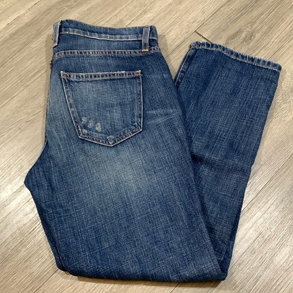 Current/Elliott L40904 Women's Destroy The Fling Pearl Accent Crop Jeans Size 28 - Picture 4 of 13